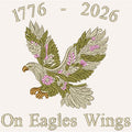 *America's 250th -Eagle Floral Light shirt