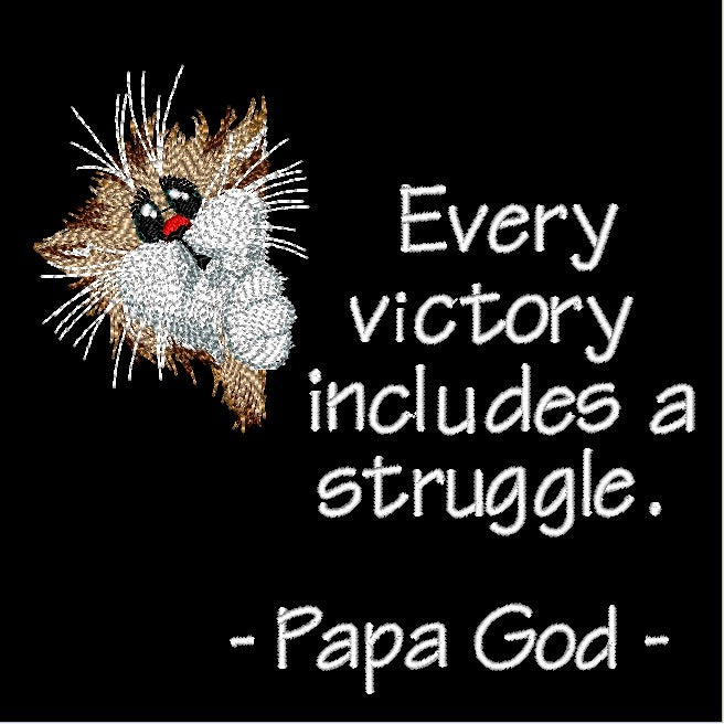 Every victory - Peeking Cat