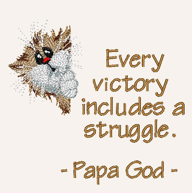Every victory - Peeking Cat