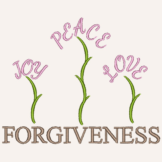 Forgiveness - Word Flowers