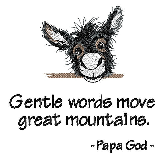 Gentle words - Donkey Fence