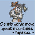 Gentle words - Sad Dog