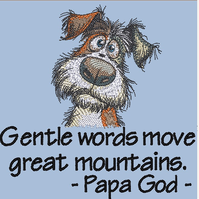 Gentle words - Sad Dog