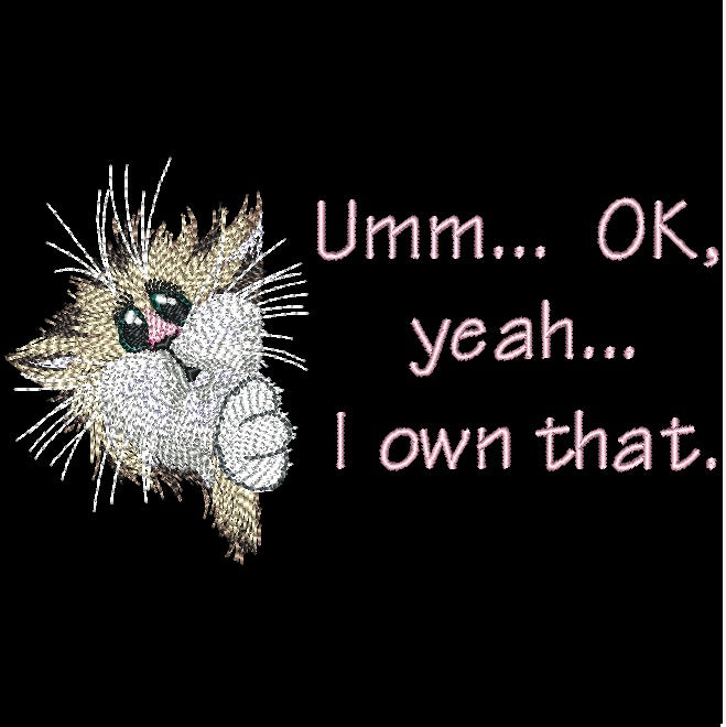I own that - Peeking Cat