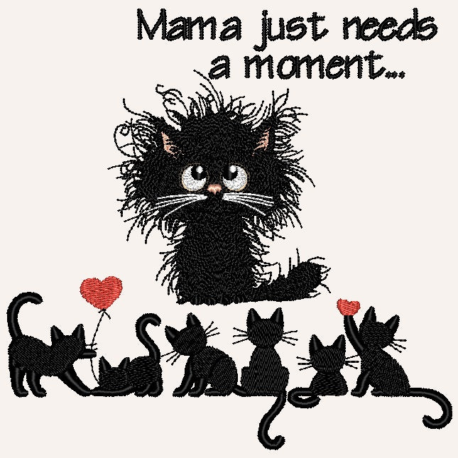 Mama just needs a moment - Cats