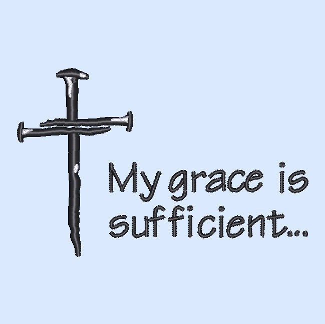 My grace is sufficient - Cross of Nails