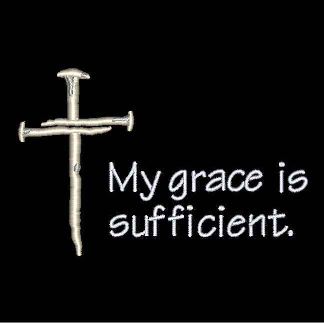 My grace is sufficient - Cross of Nails