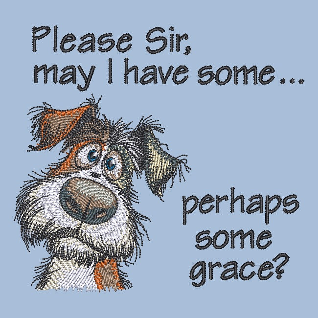 Please Sir may I - Sad Dog