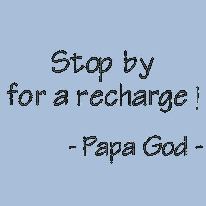 Stop by for a recharge