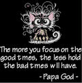 The more you focus - Pink Fraz Cat