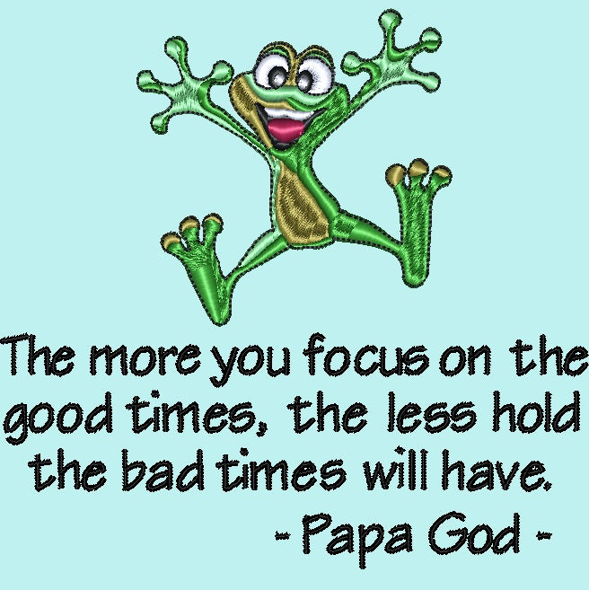 The more you focus - Tree Frog