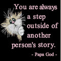You are always a step - Peeking Cat