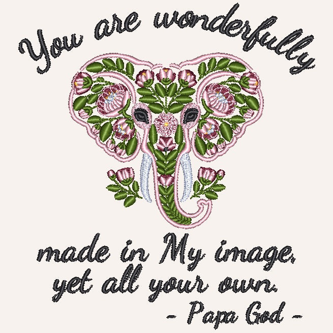 You are wonderfully made - Elephant