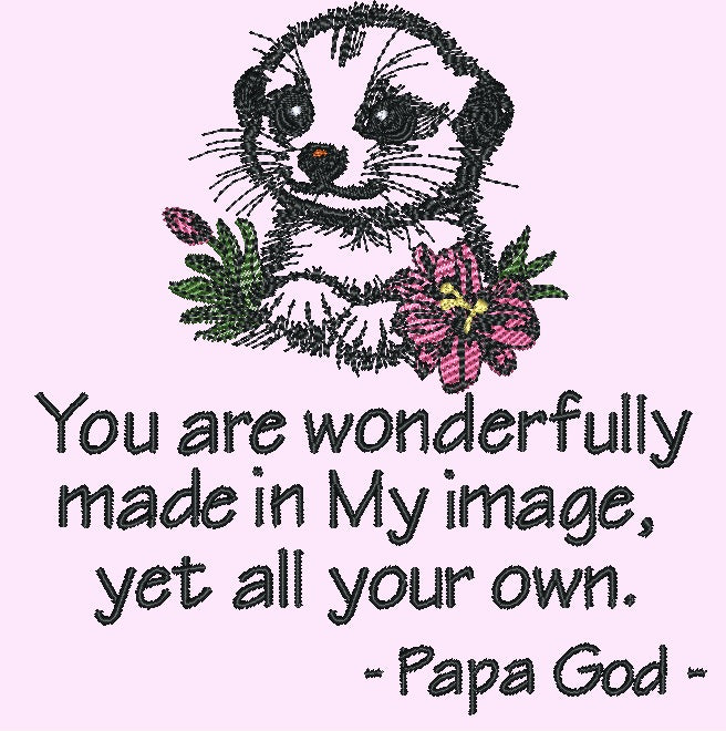 You are wonderfully made - Meercat